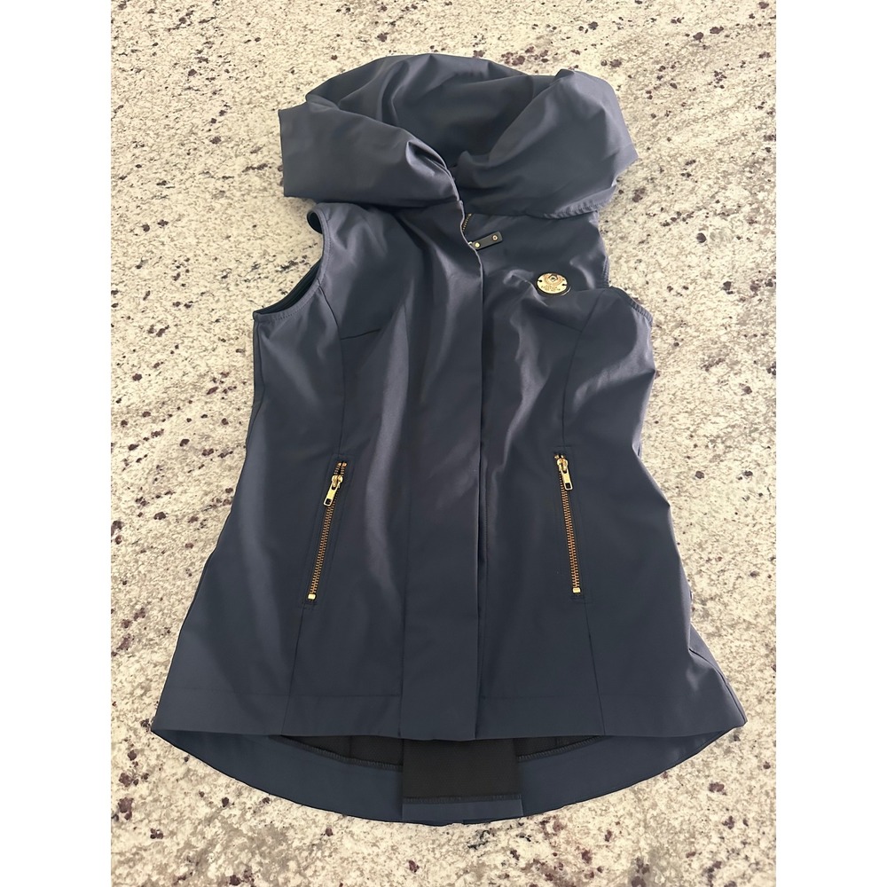 Noel Asmar Equestrian Full Zip Horse Riding Womens Navy Vest